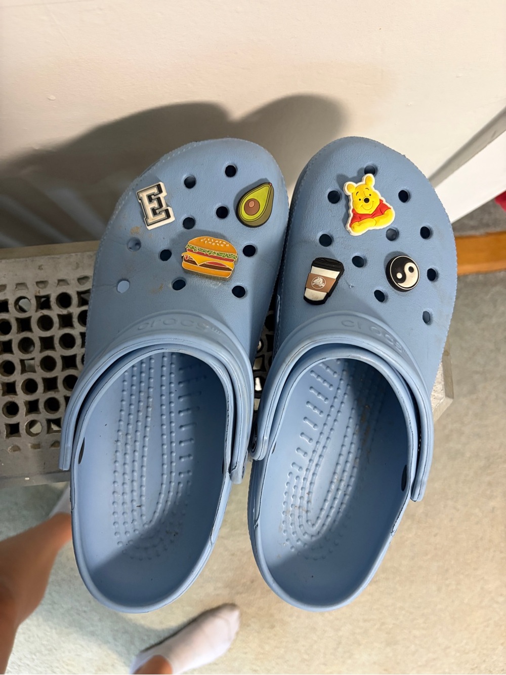 Powder Blue Crocs